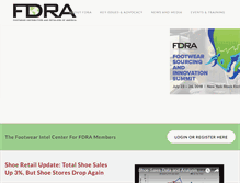 Tablet Screenshot of fdra.org